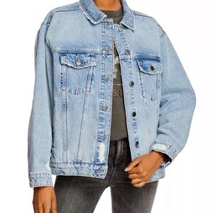 NWOT Anine Bing Light Blue Jean Jacket